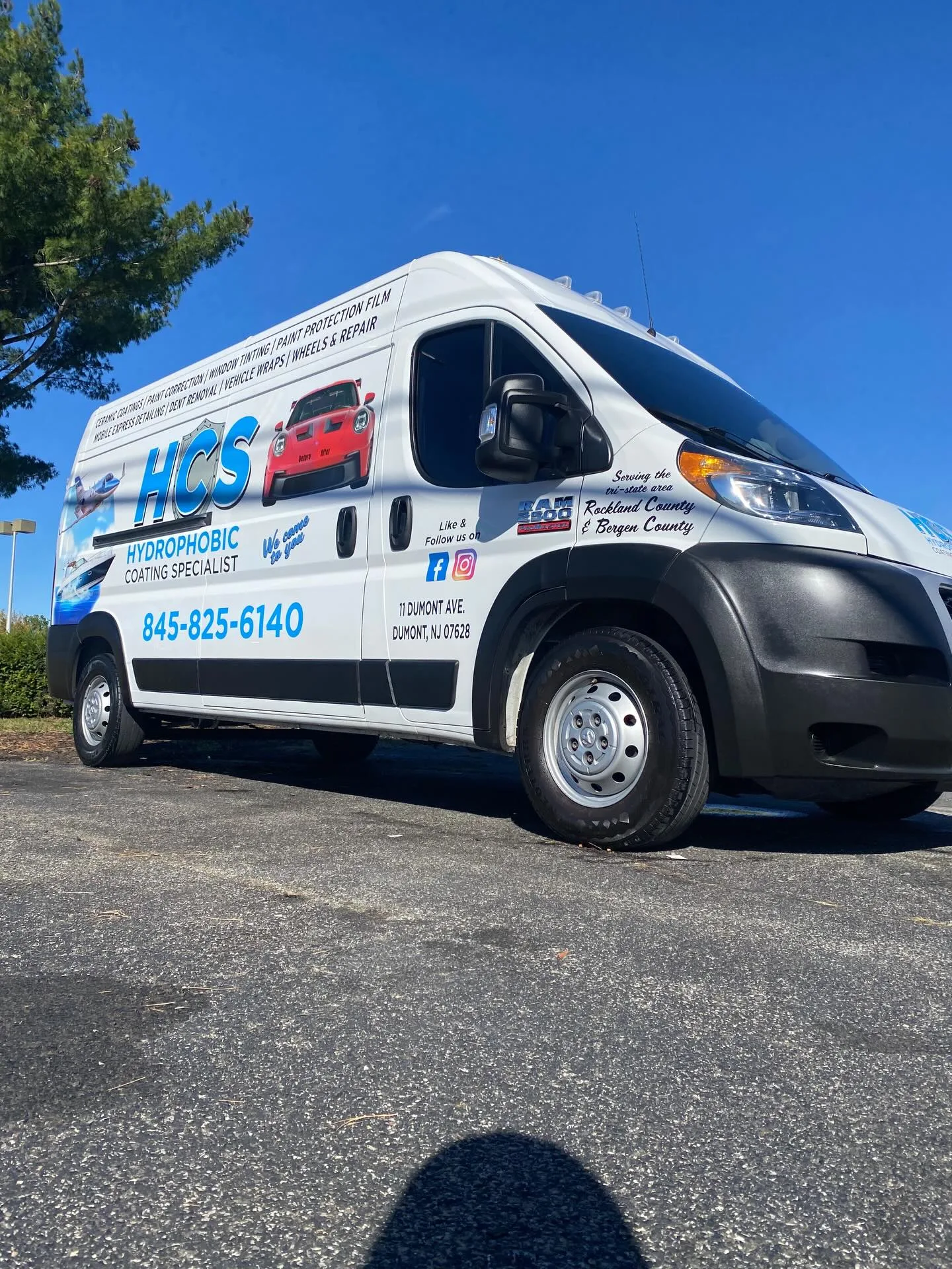Hydrophobic Coating Specialist service van