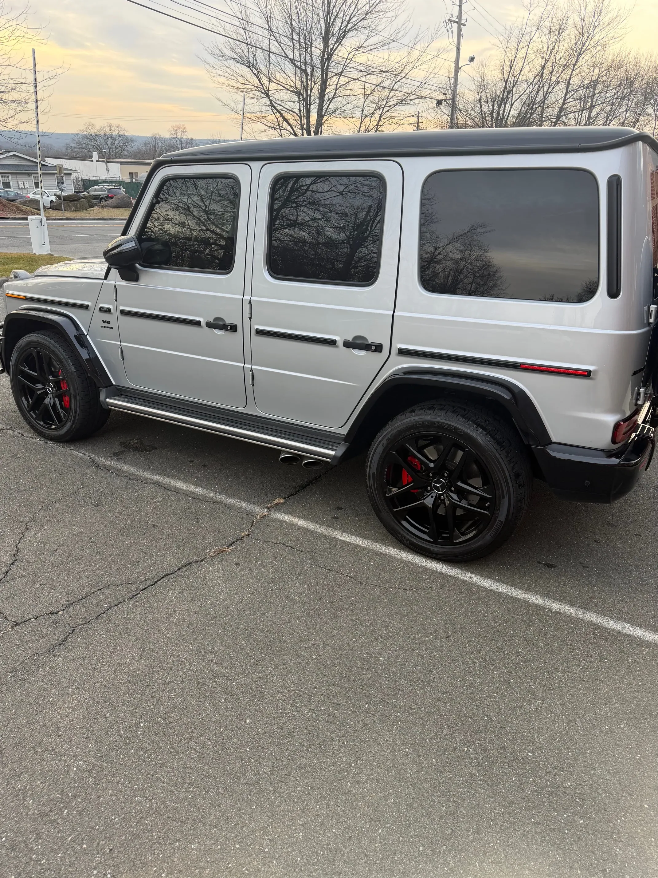 Vehicle with newly installed window tint
